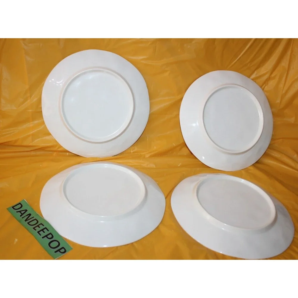 4 Piece Rae Dunn Melamine Magenta Sunshine Relax Summer 10